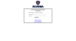 Desktop Screenshot of intranet.scania.de