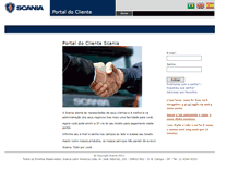 Tablet Screenshot of clientes.scania.com.br
